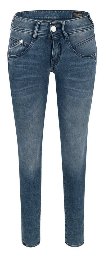 Herrlicher Stretch-Jeans HERRLICHER GILA Slim Organic Denim blue shadow  5606-OD400-949 - THERMO