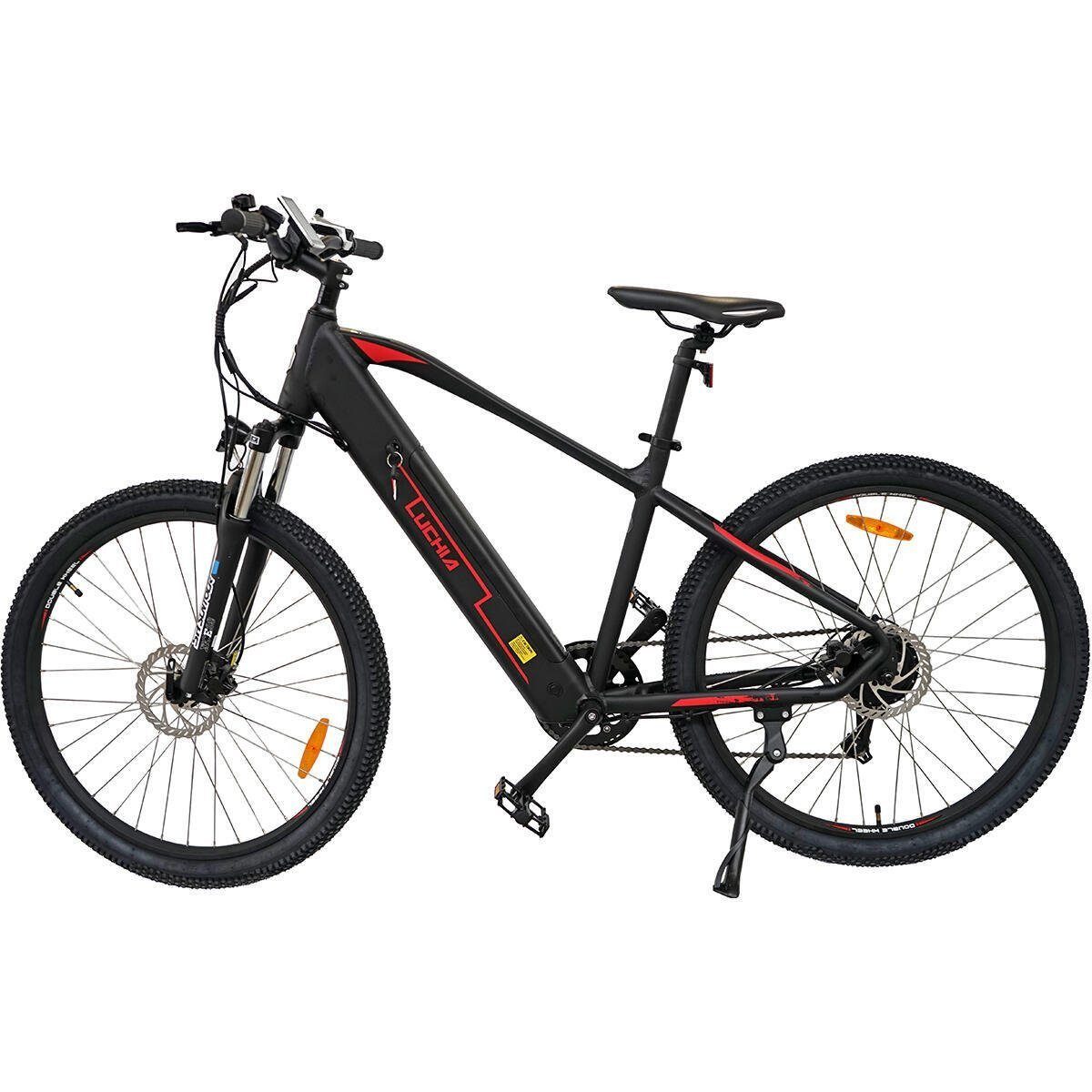 E-Bike Gang Hinterradmotor,Citybike, DOTMALL Zoll Elektrofahrrad 250 27.5 W,6 SCHWARZ+ROT