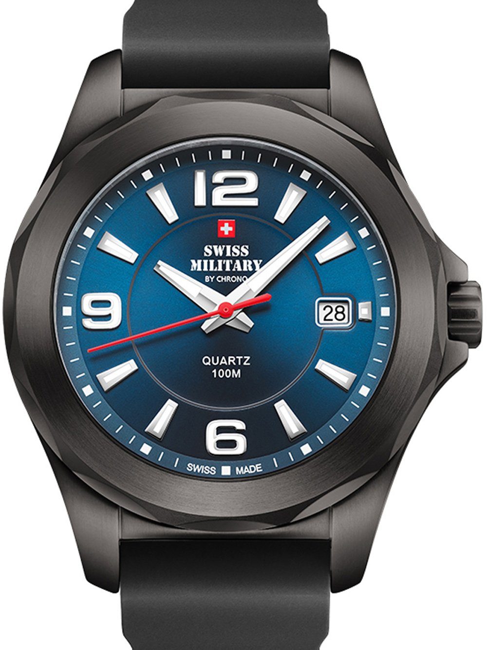 Quarzuhr Swiss Military SM34099.04 Herrenuhr 42mm 10ATM Swiss Military SM34099.04 Herrenuhr 42mm 10ATM