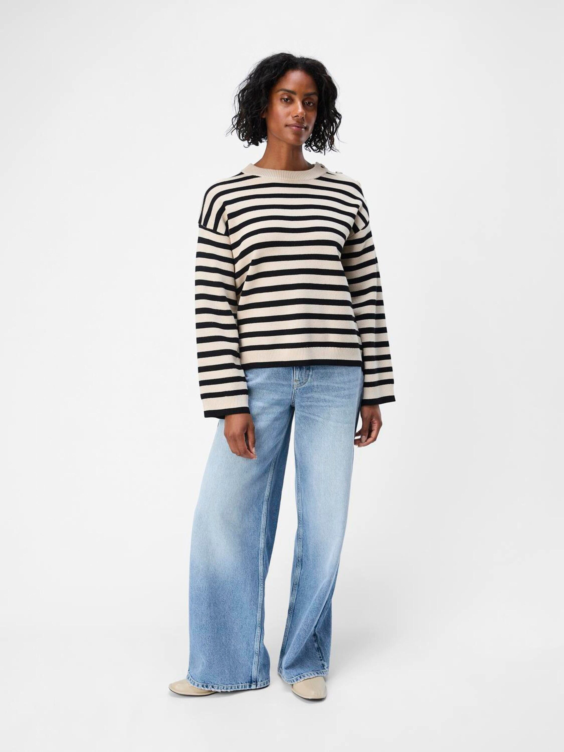 Object Rundhalspullover Elly (1-tlg) Plain/ohne Details