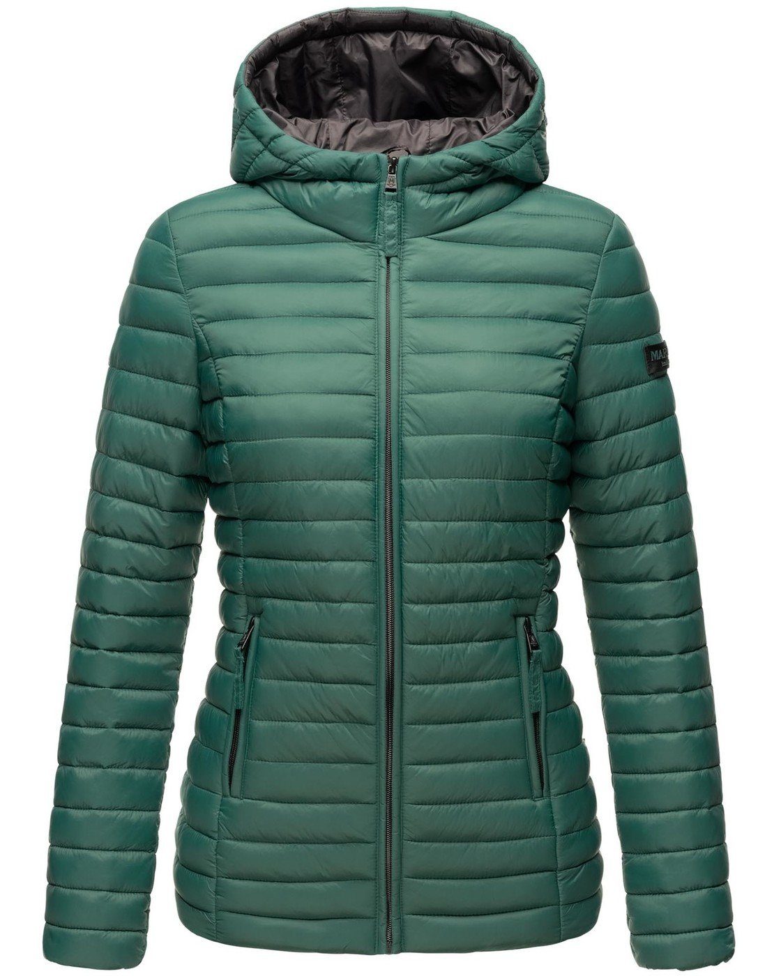 Marikoo Steppjacke Übergangsjacke mit kontrastfarbendem Reißverschluss günstig online kaufen