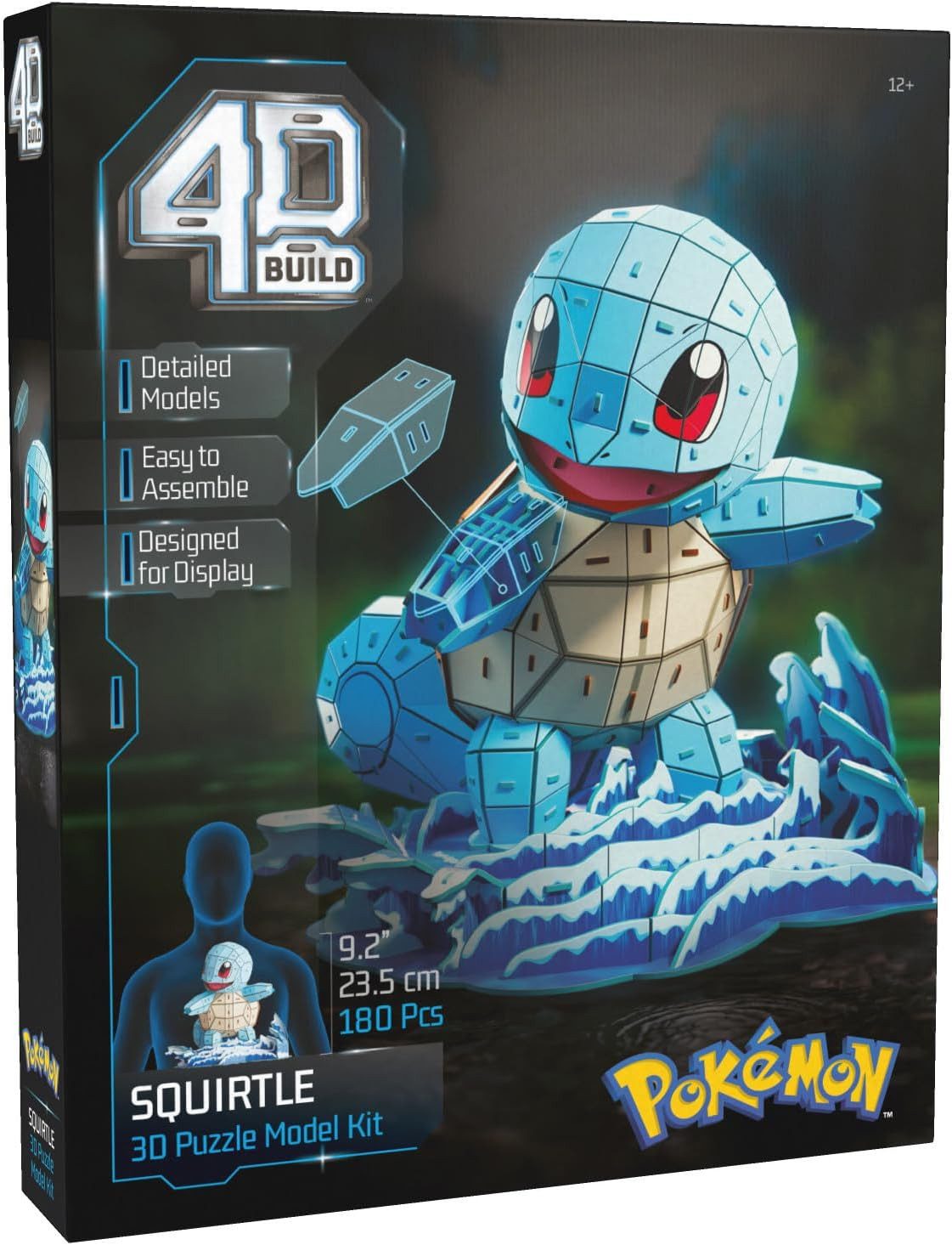 POKEMON JUEGO DE CARTAS 3D-Puzzle 4D Build - Pokémon Schiggy - detailreiche günstig online kaufen