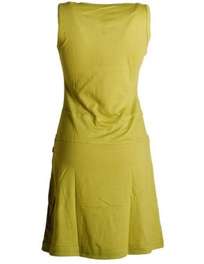 Vishes Sommerkleid Armloses Kleid aus Biobaumwolle seitliche Taschen