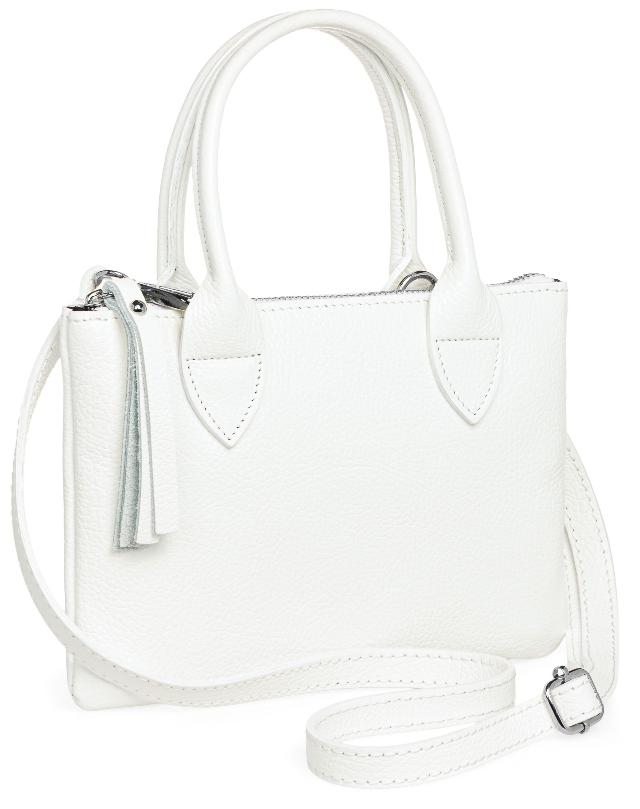 Henkeltasche Kleine Damen Leder Tasche Umhängetasche - CLASSIC LINE - Modell No.837