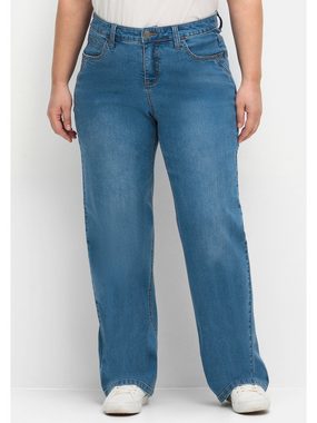 Sheego Weite Jeans Große Größen ELLA für kräftige Oberschenkel und Waden