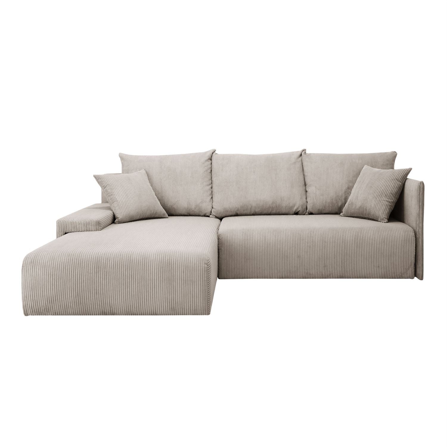 Lookway Ecksofa LAVIO in L-Form mit Schlaffunktion und Bettkasten, 246x188x93 cm – Bild 4 von 5