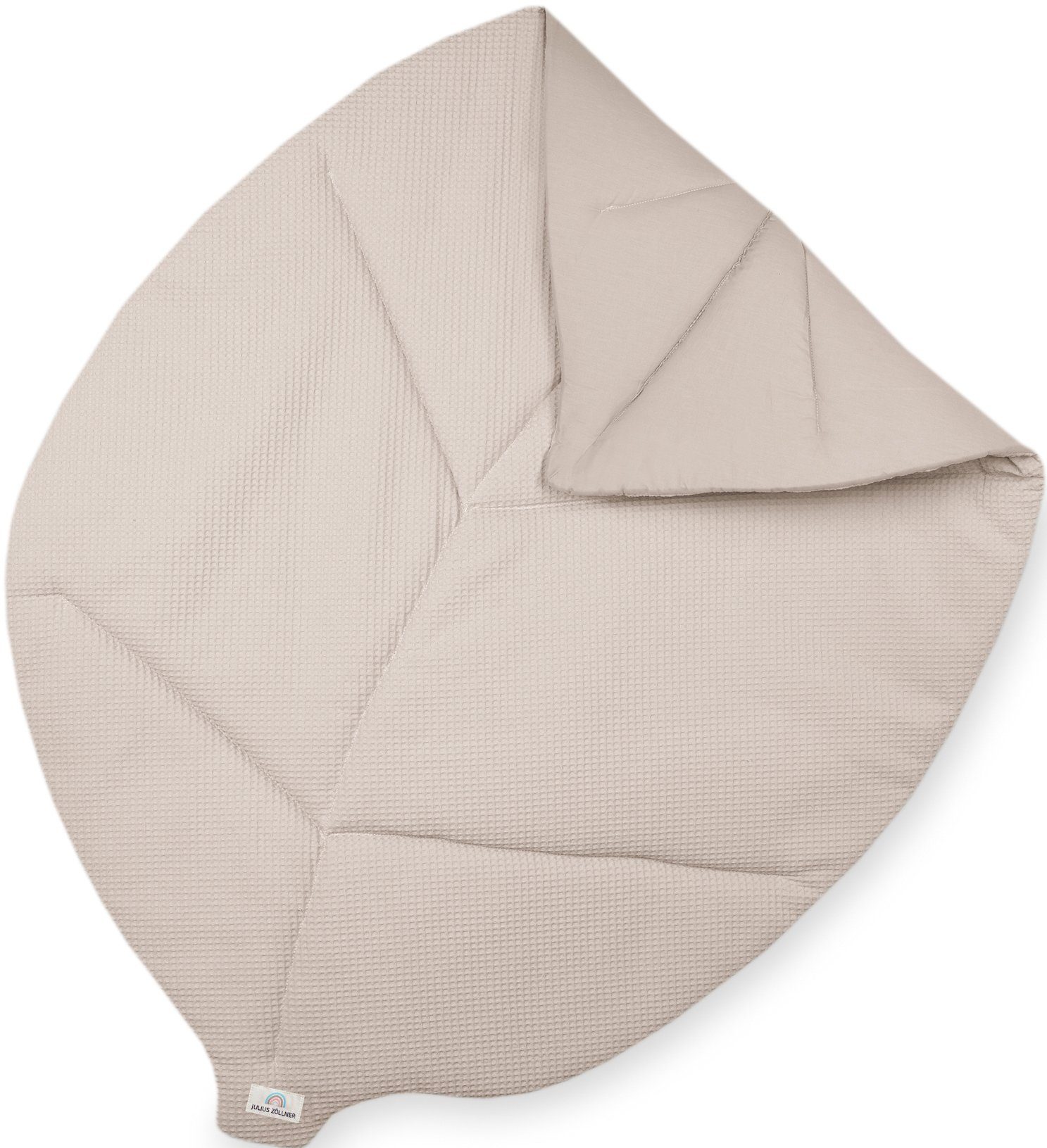 Krabbeldecke Blatt Waffelpiqué, Seashell, Julius Zöllner, Made in Germany