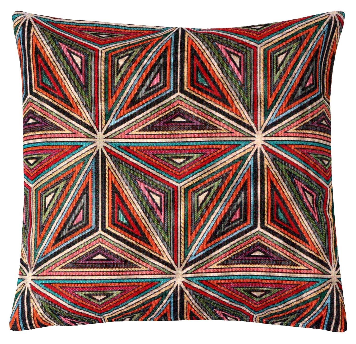 Kissenhülle TALKO, 40 x 40 cm, Mehrfarbig, Kunstfaser