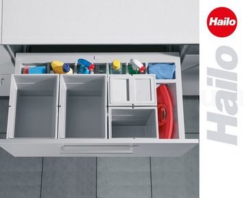 Hailo Einbaumülleimer, Hailo Abfallsammler 3620911 XS Inset Separato-K mit Kehrset 2x 8 + 2x 18 Liter