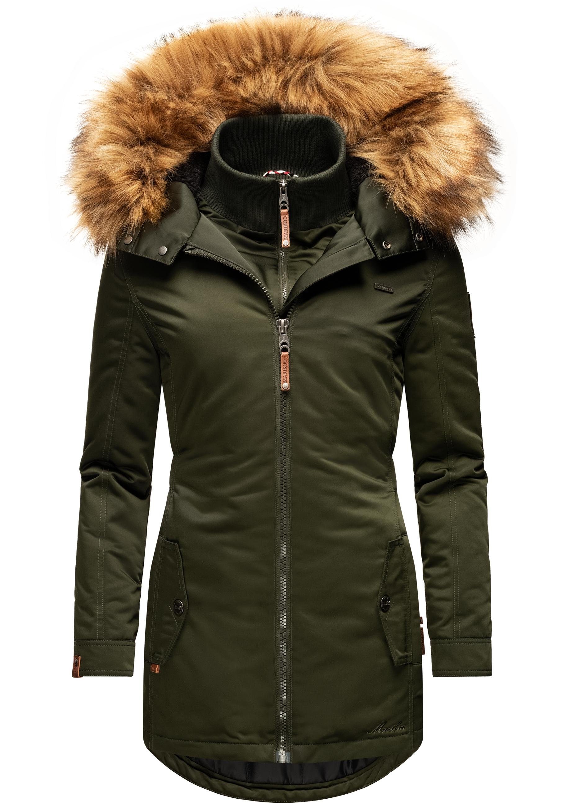 Marikoo Wintermantel Sanakoo schicker Damen Kurzmantel günstig online kaufen
