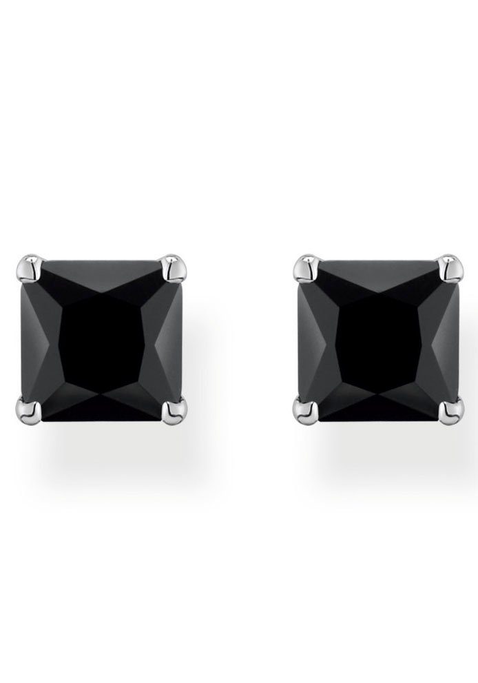 THOMAS SABO Paar Ohrstecker, mit Zirkonia (synth), Spinell (synth), Onyx oder Glas-Keramik Stein