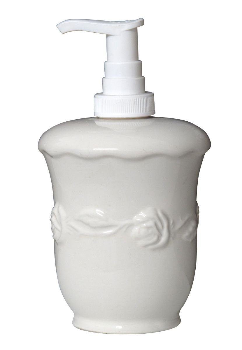 Ib Laursen Seifenspender Ib Laursen - Pumpseifenspender Weiß Rosendekor Keramik (1966-11). € 15,49, (€ 15,49 pro 1 Stk).