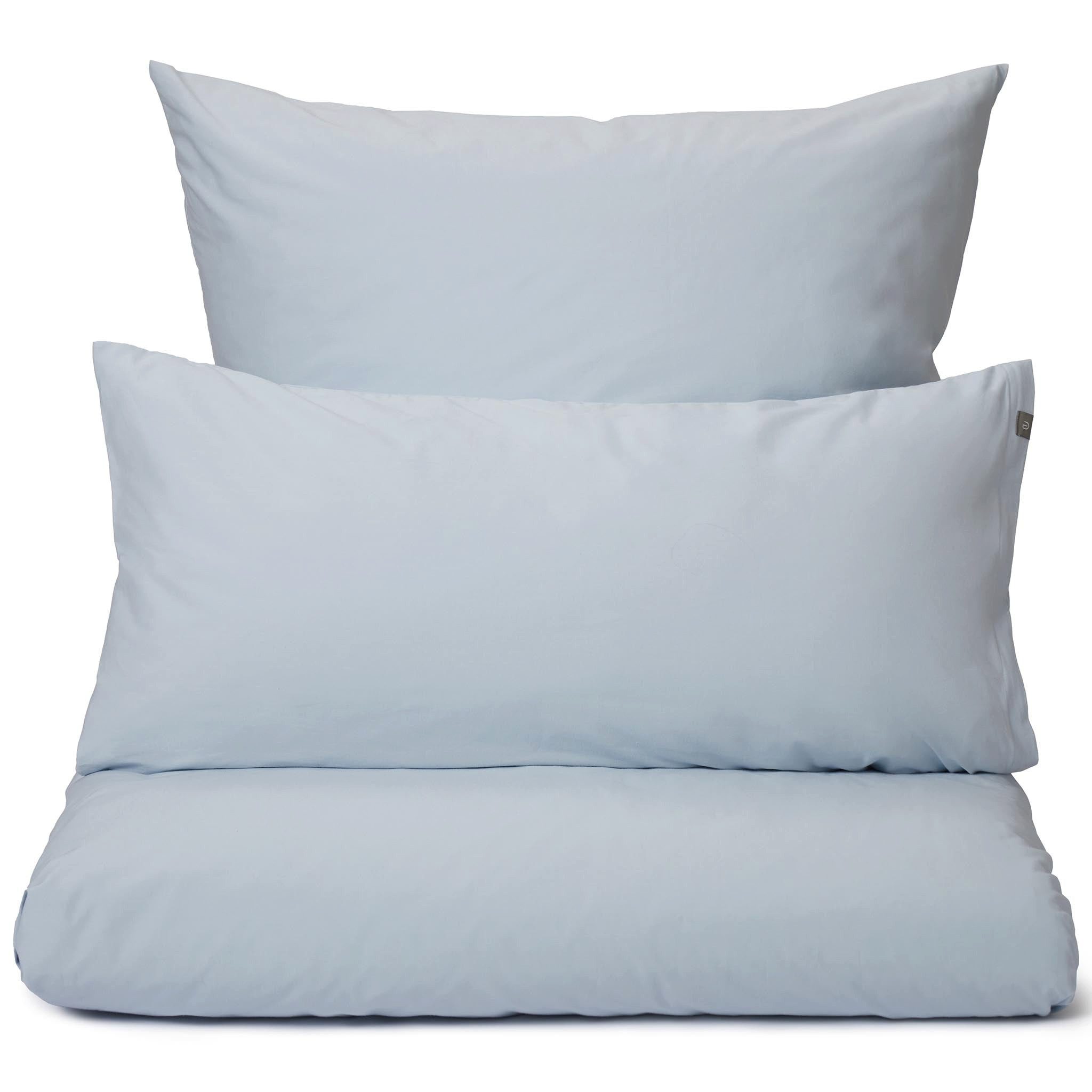 Urbanara Partnerbettwäsche Bettwäsche-Set Mata I 100% Baumwolle (gepeacht), Peach-Finish, 3 teilig, Samtig weiche Bettwäsche mit Reißverschluss