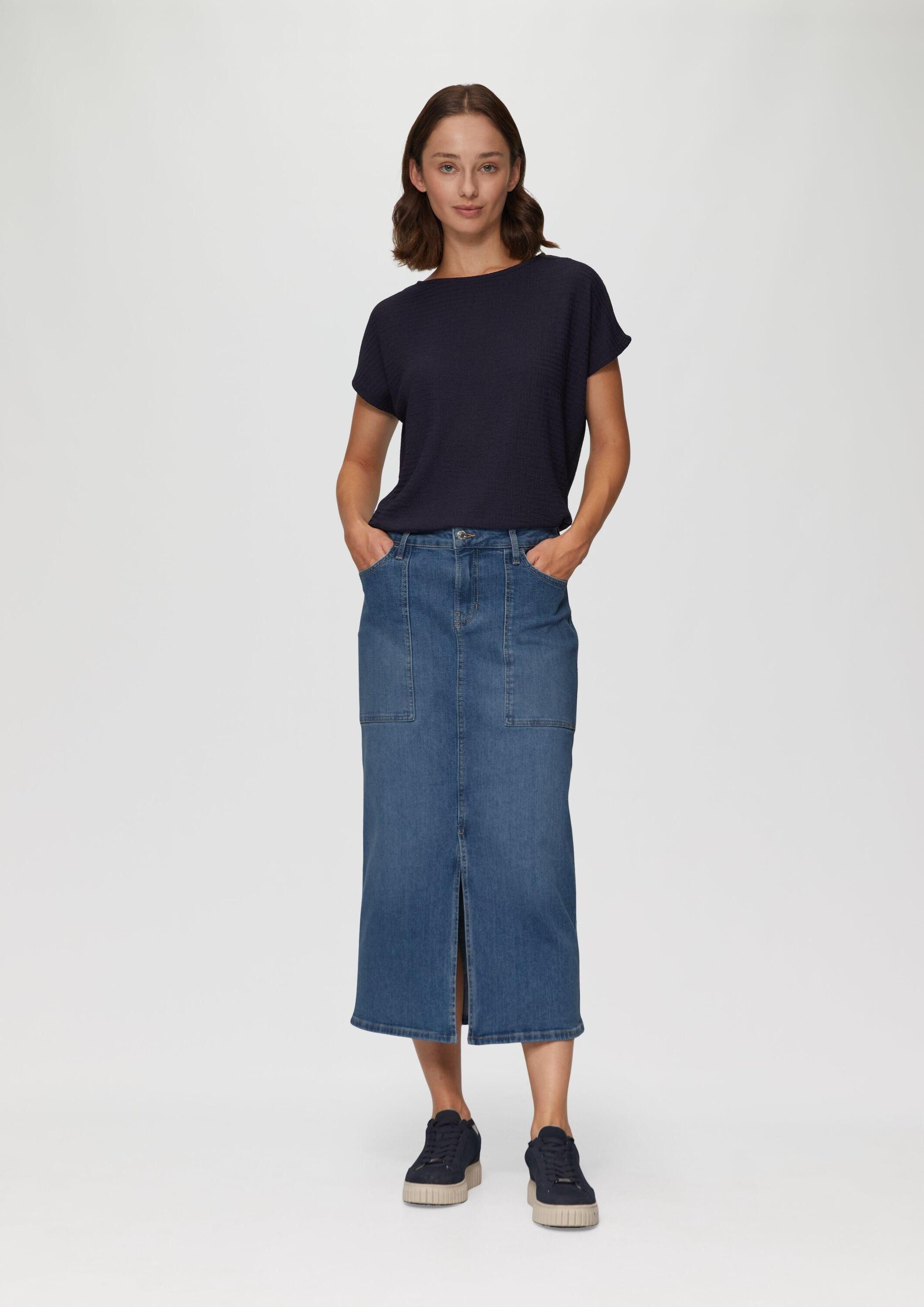 s.Oliver Midirock Rock Jeansrock in Midilänge günstig online kaufen