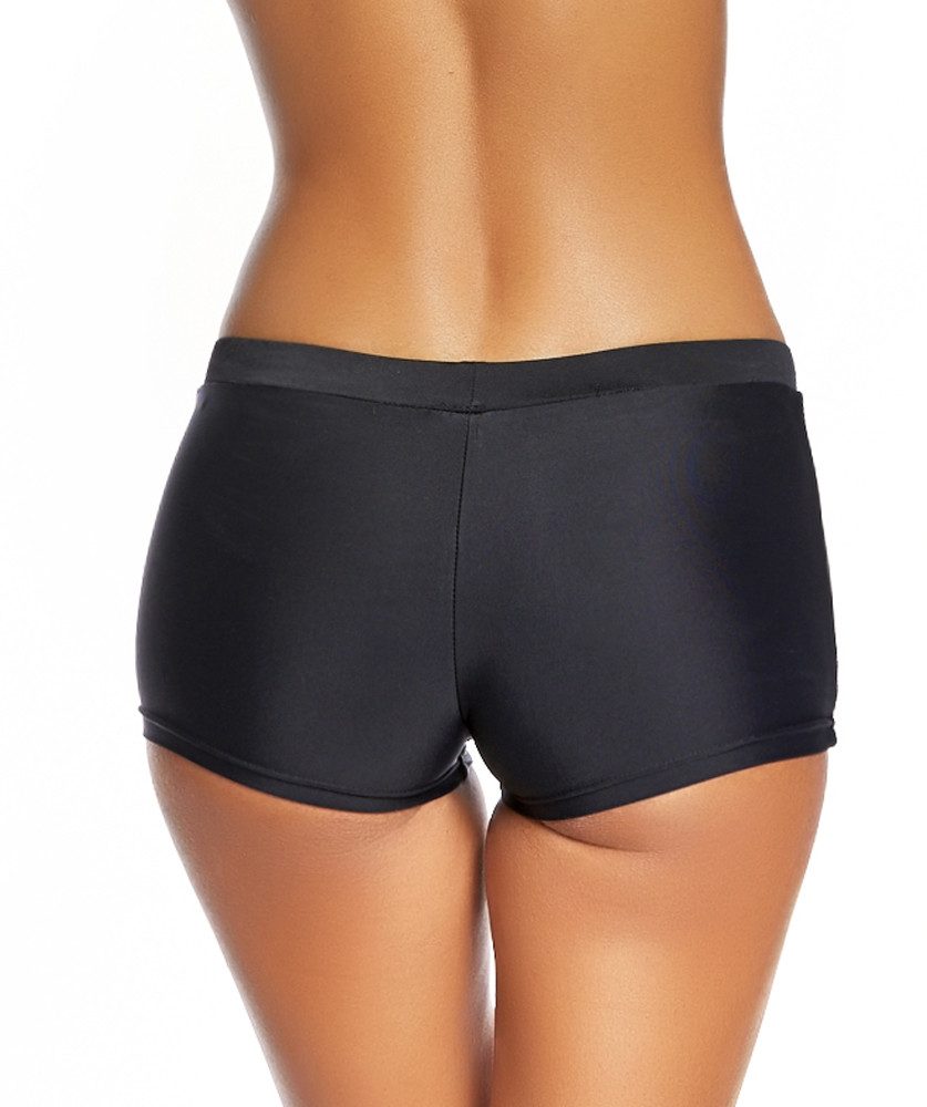Badekönig Badepants (1 St) Damen Badeshorts Schwarz