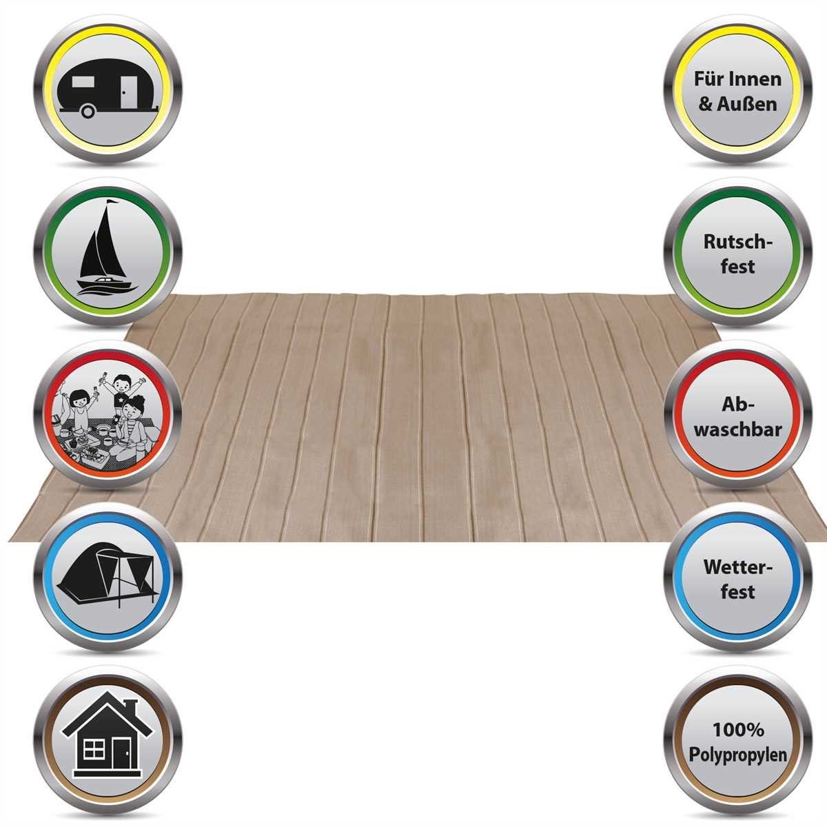 Bestlivings Zeltteppiche, rechteckig, Outdoorteppich, Wasserdurchlässig, We günstig online kaufen