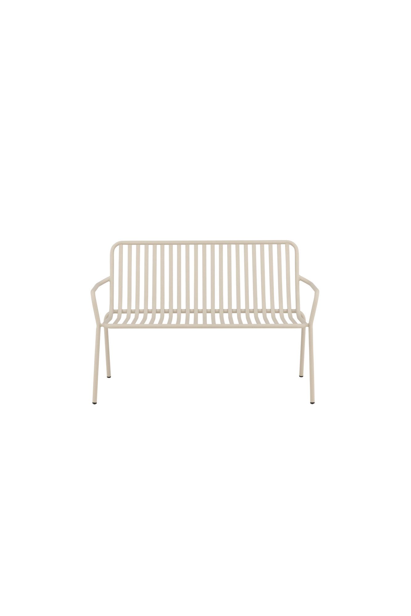 Venture Home Gartenlounge-Bank Peking, robustes Bankelement für hohen Sitzkomfort, Sitzbank rund, Aluminiumgestell, leicht, komfortabel