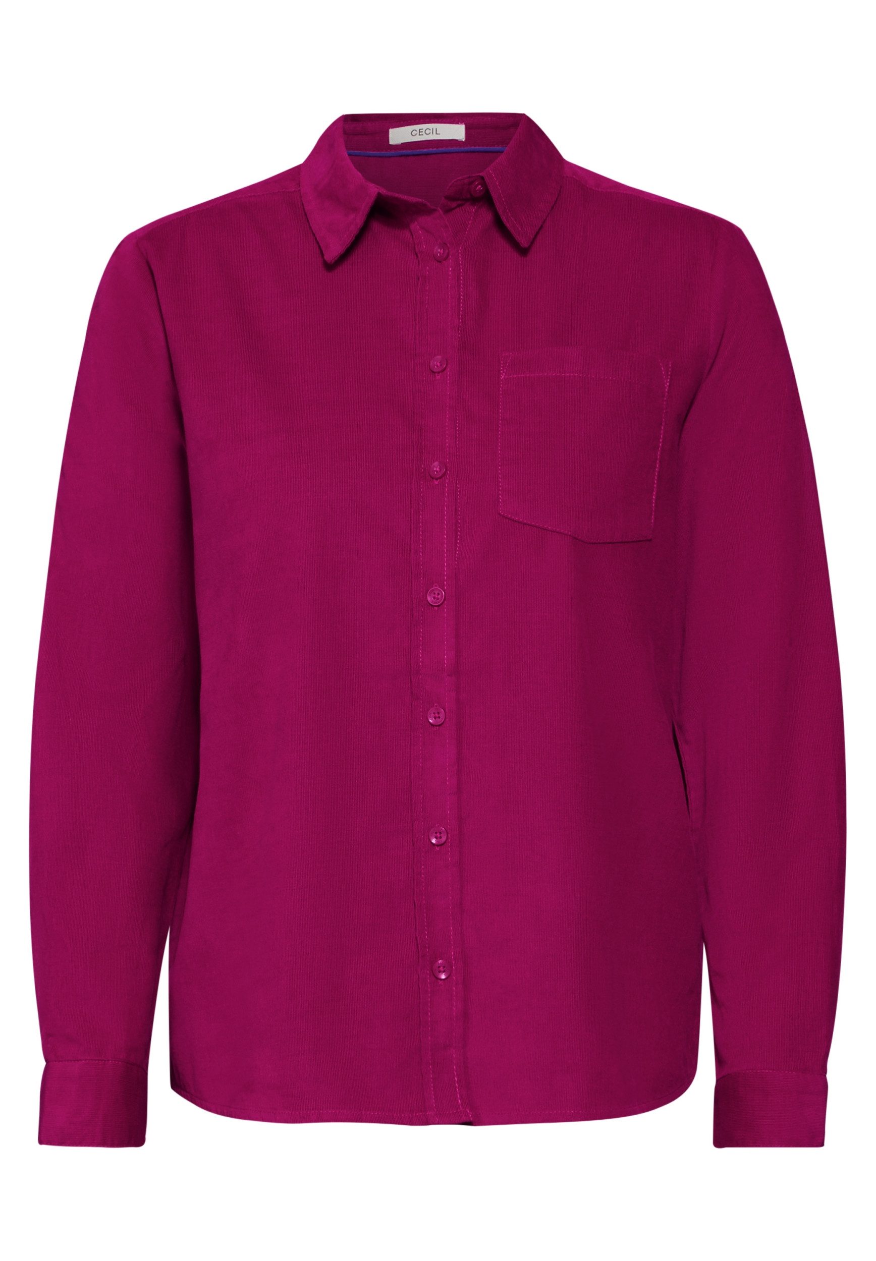 CECIL Kurzarmbluse TOS Corduroy Blouse jewel günstig online kaufen