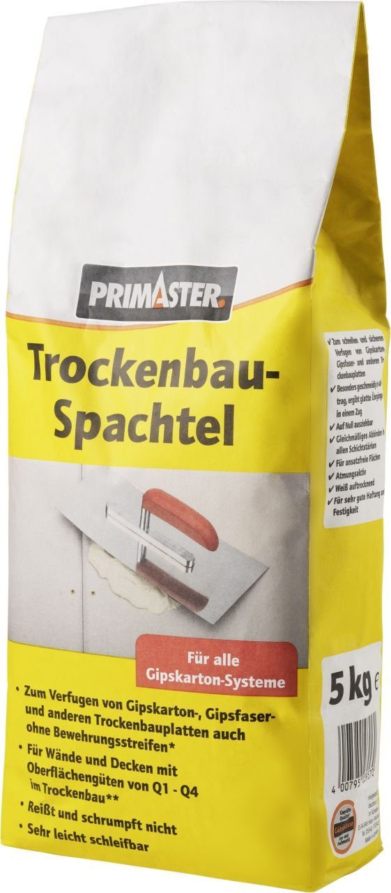 Primaster Spachtelmasse Primaster Trockenbau-Spachtel 5 kg günstig online kaufen
