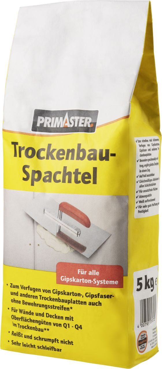 Primaster Spachtelmasse Primaster Trockenbau-Spachtel 5 kg