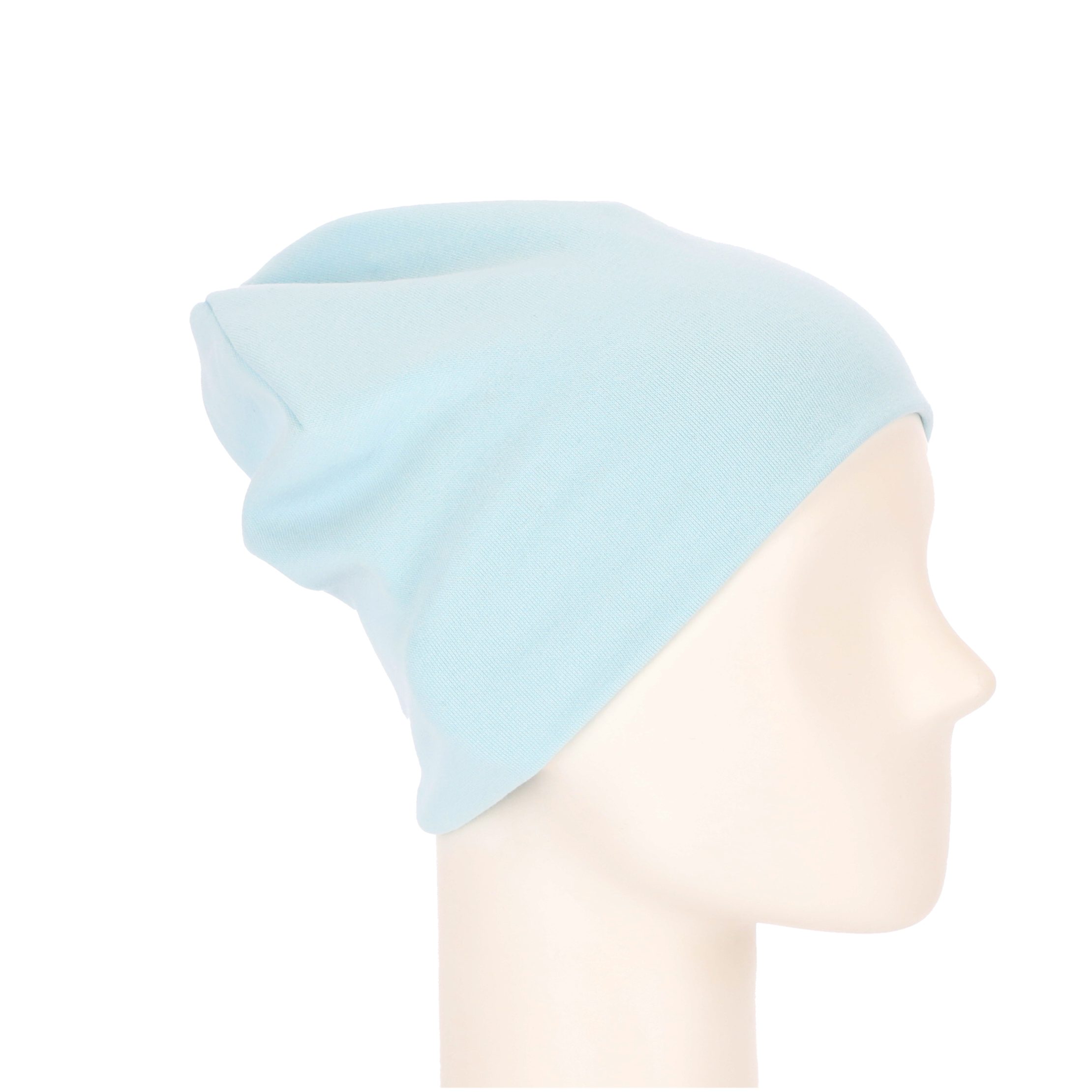 halsüberkopf Accessoires Jerseymütze Uni-Mütze aus mint Bio-Baumwolle