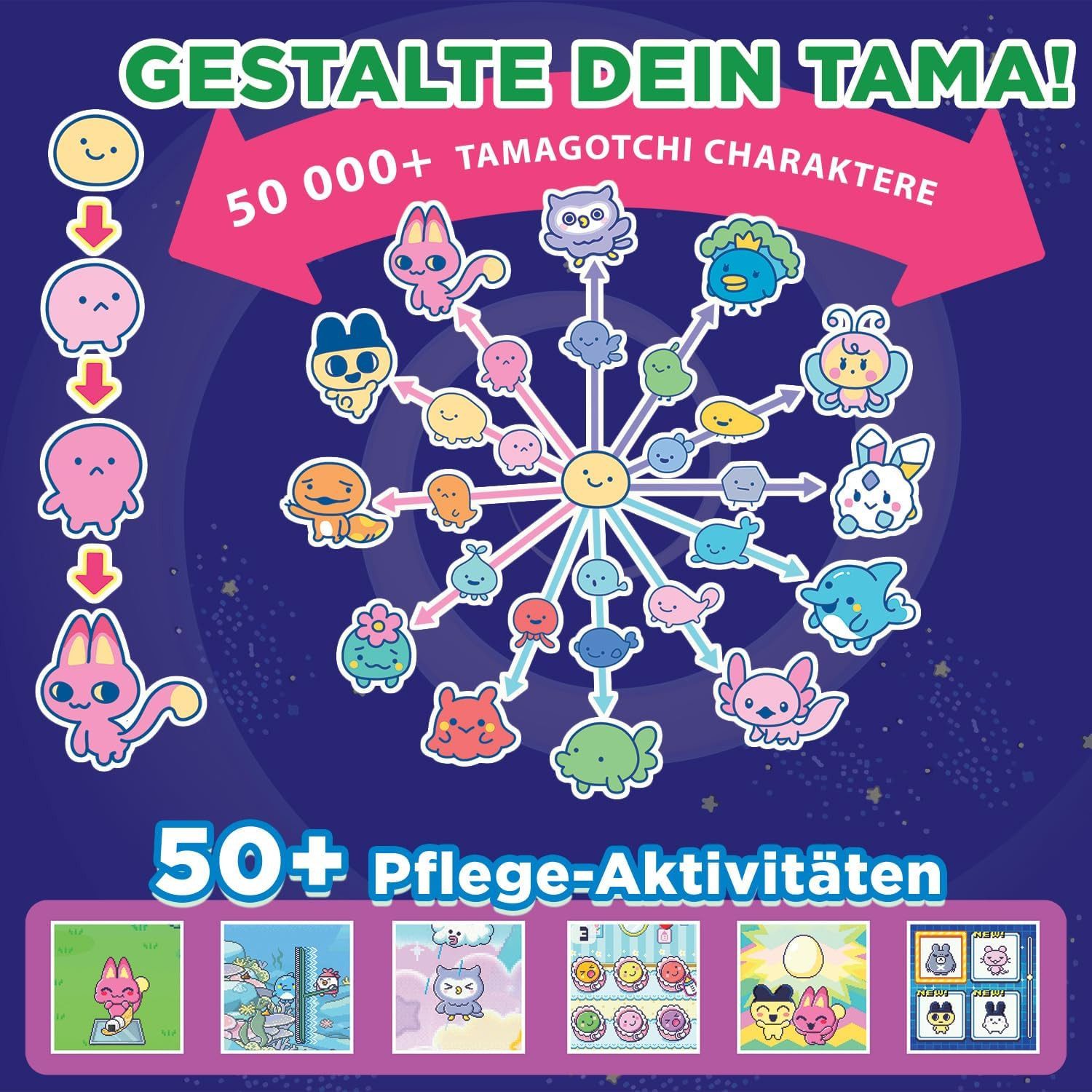 Bandai Lernspielzeug Bandai Tamagotchi Paradise Wasser Virtuelles Haustier günstig online kaufen