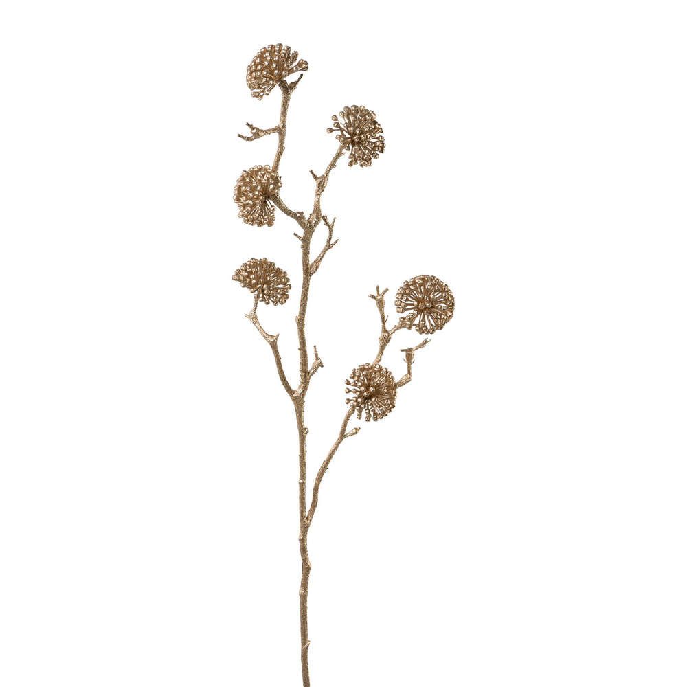Kunstzweig Künstlicher EFEUFRUCHTZWEIG, goldener Zweig Ast. 99cm. GOLD, Gasper, Höhe 99.00 cm