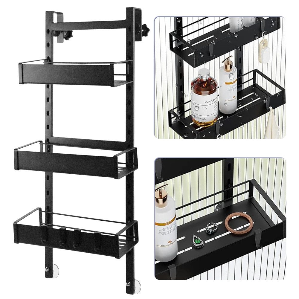 Melko Duschablage Duschregal ohne Bohren 3 Stück Duschkorb Duschorganizer, günstig online kaufen