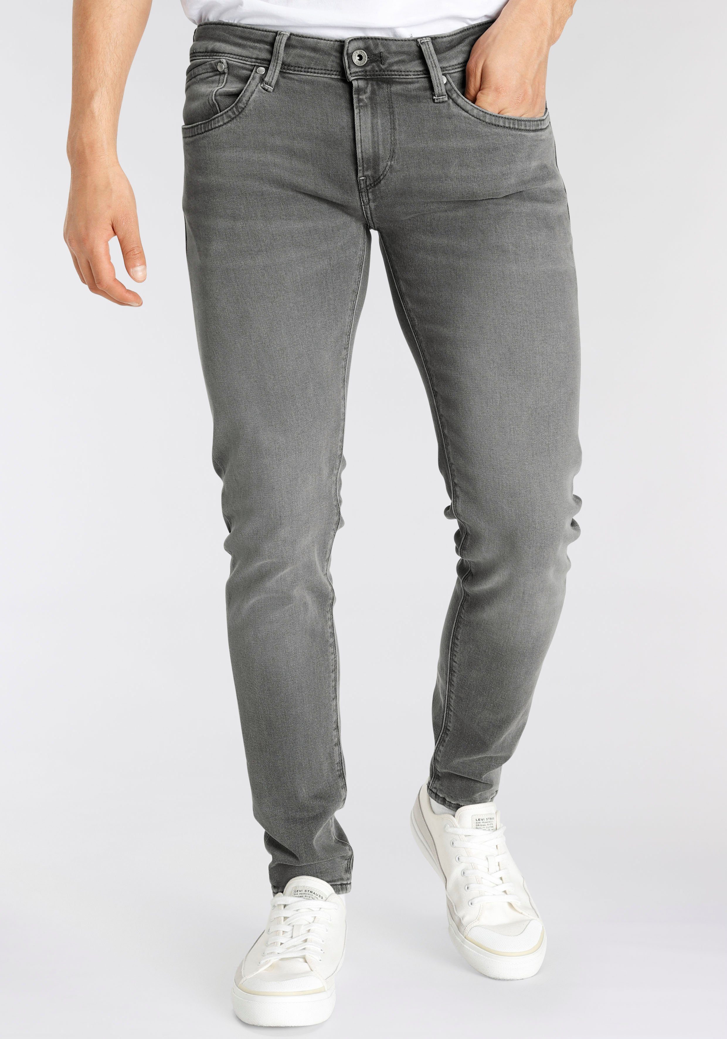 Günstig im Online-Verkauf Pepe Jeans Slim-fit-Jeans Hatch grey used