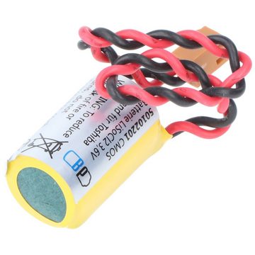 Saft Lithium Batterie passend für C52005, ER3V-C, ER3V/3.6V, FBT030A, NP8P Batterie, (3,6 V)