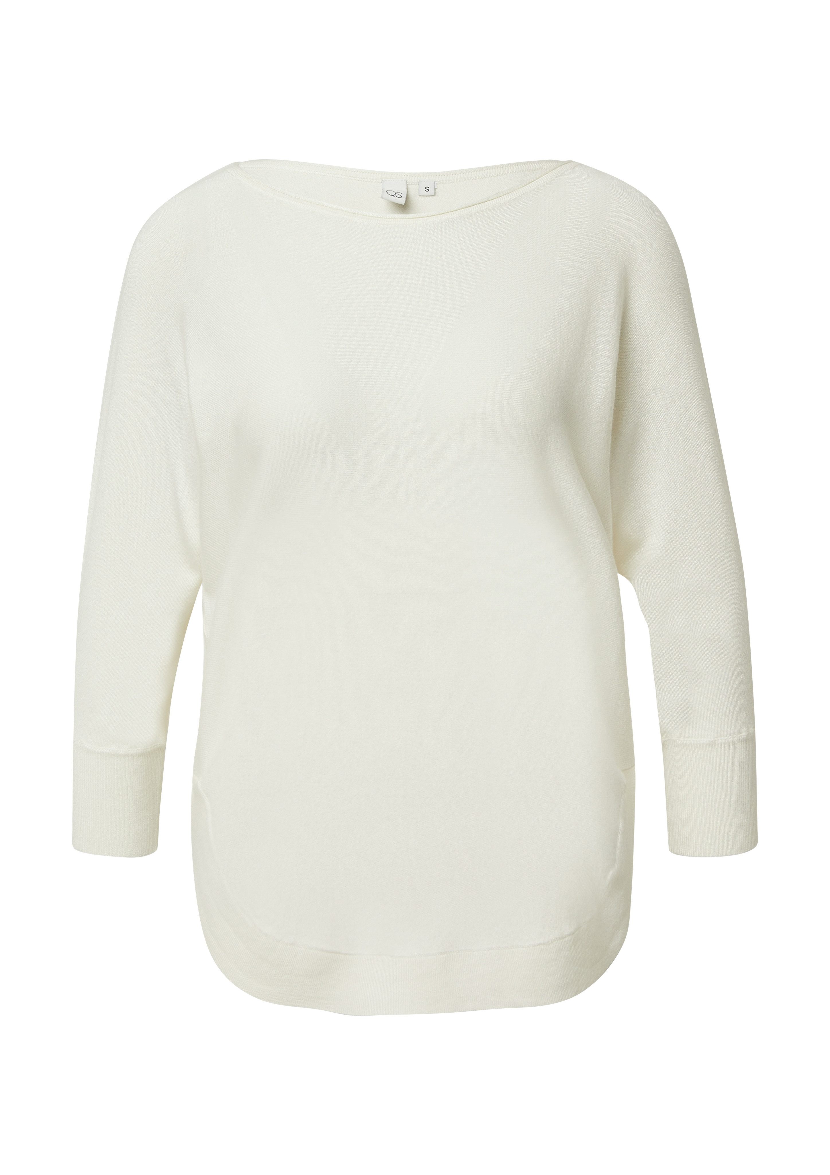 QS Strickpullover mit Rippbündchen günstig online kaufen