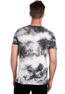 Rusty Neal T-Shirt mit toller Batik-Optik