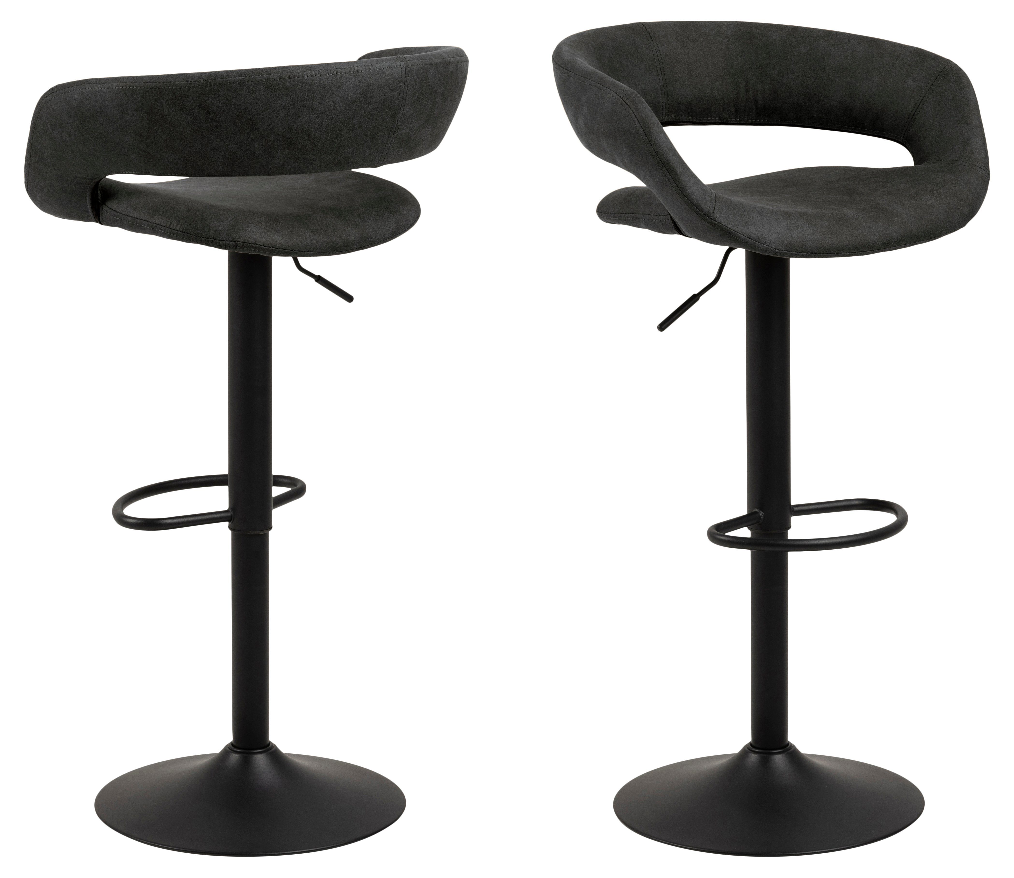 Barhocker 2er Set Gramma Barhocker grau.