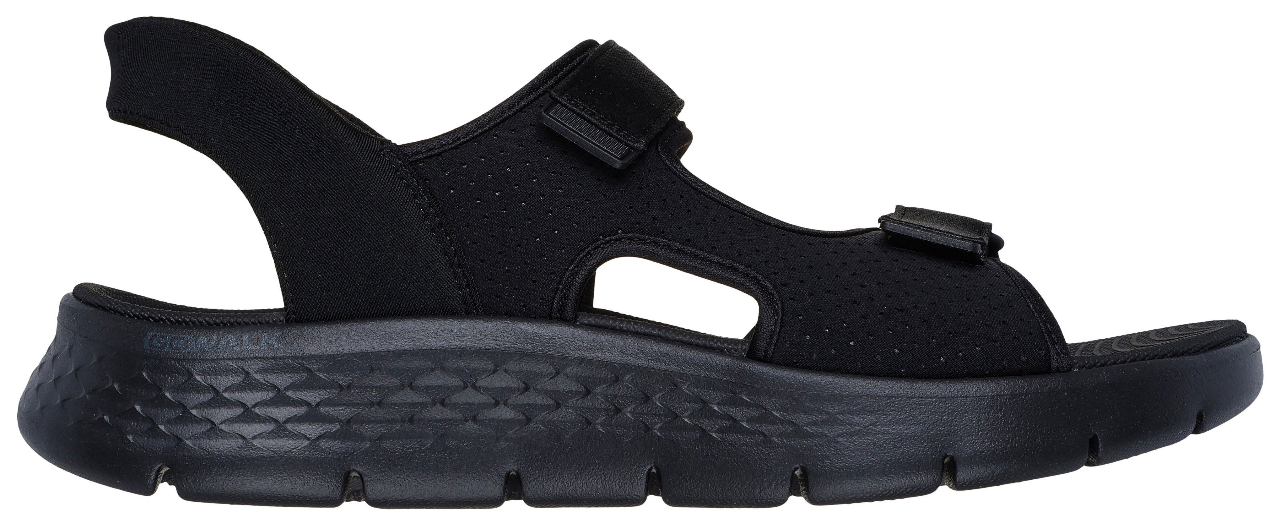 Skechers GO WALK FLEX SANDAL-EASY ENTRY Sandale Sommerschuh, Sandalette, Slip-In mit atmungsaktiver Goga Mat Sohle