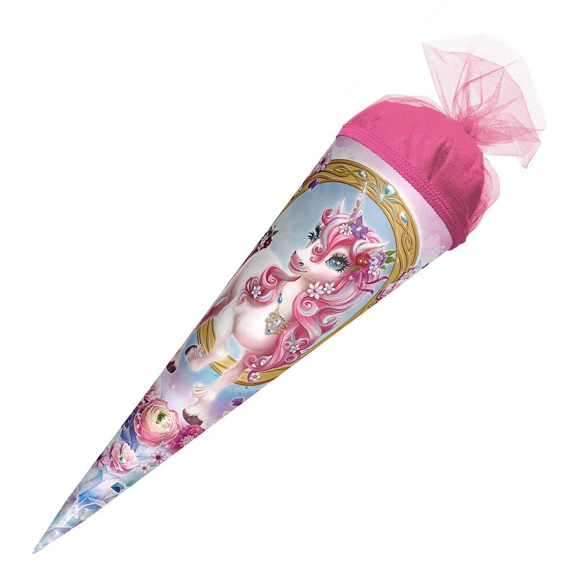Roth Schultüte Roth Schultüte Einhorn Beauty rund Tüllverschluss 50cm