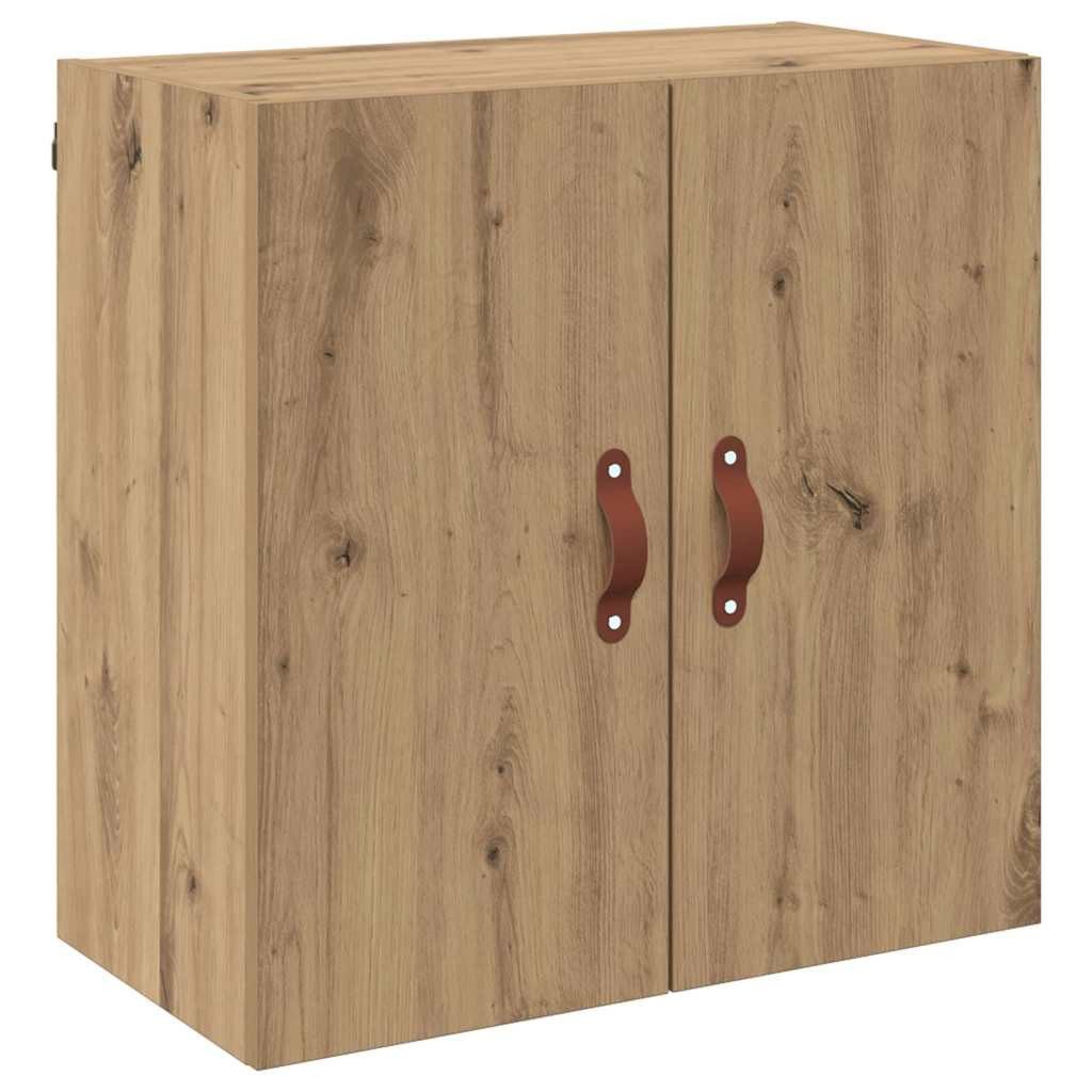 vidaXL Aktenschrank 60 x 31 x 60 cm Wandschrank Eiche handwerklich 60x31x60 cm Spanplatte