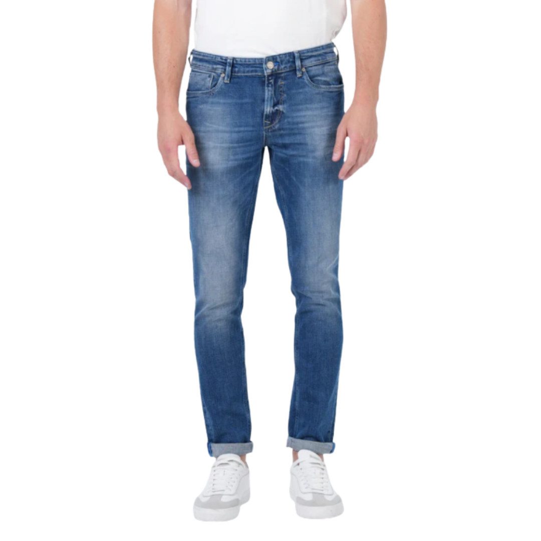 Miracle of Denim Slim-fit-Jeans Marcel Emotion Blue 5-Pocket Style