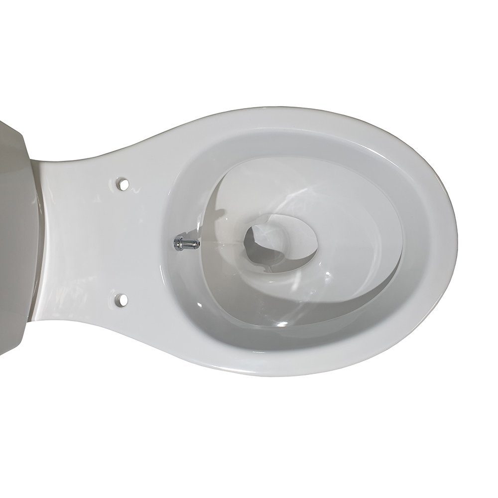 Belvit Tiefspül-WC Stand WC Taharet Funktion senkrechter Bodenabgang WC Set Softclose, Sitz Spülkasten Dusch WC Hygiene Keramik Komplett Toilette