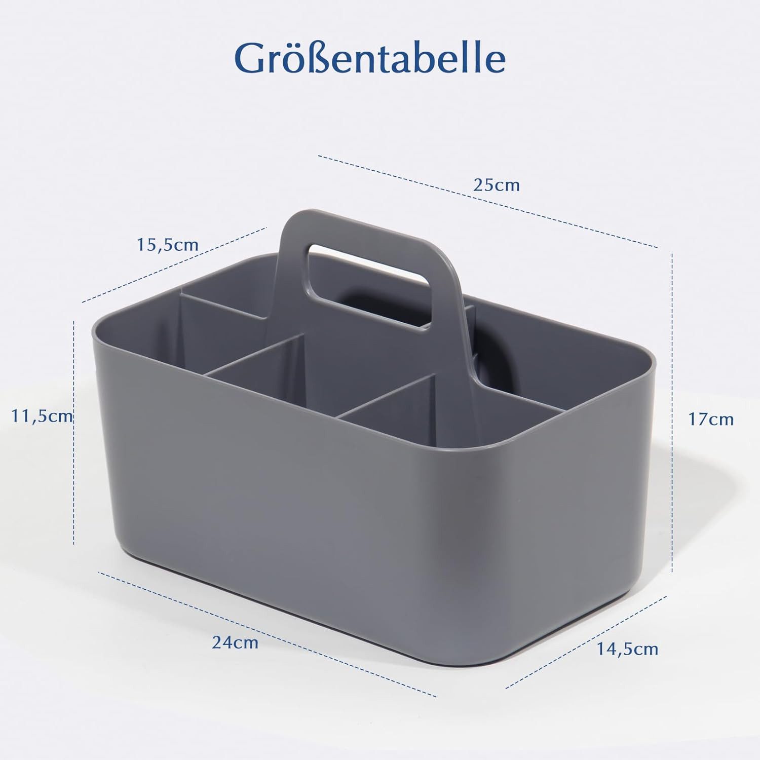 Zedelmaier Aufbewahrungskorb Korb Organizer mit Griff, Kunststoffkorb, Bast günstig online kaufen