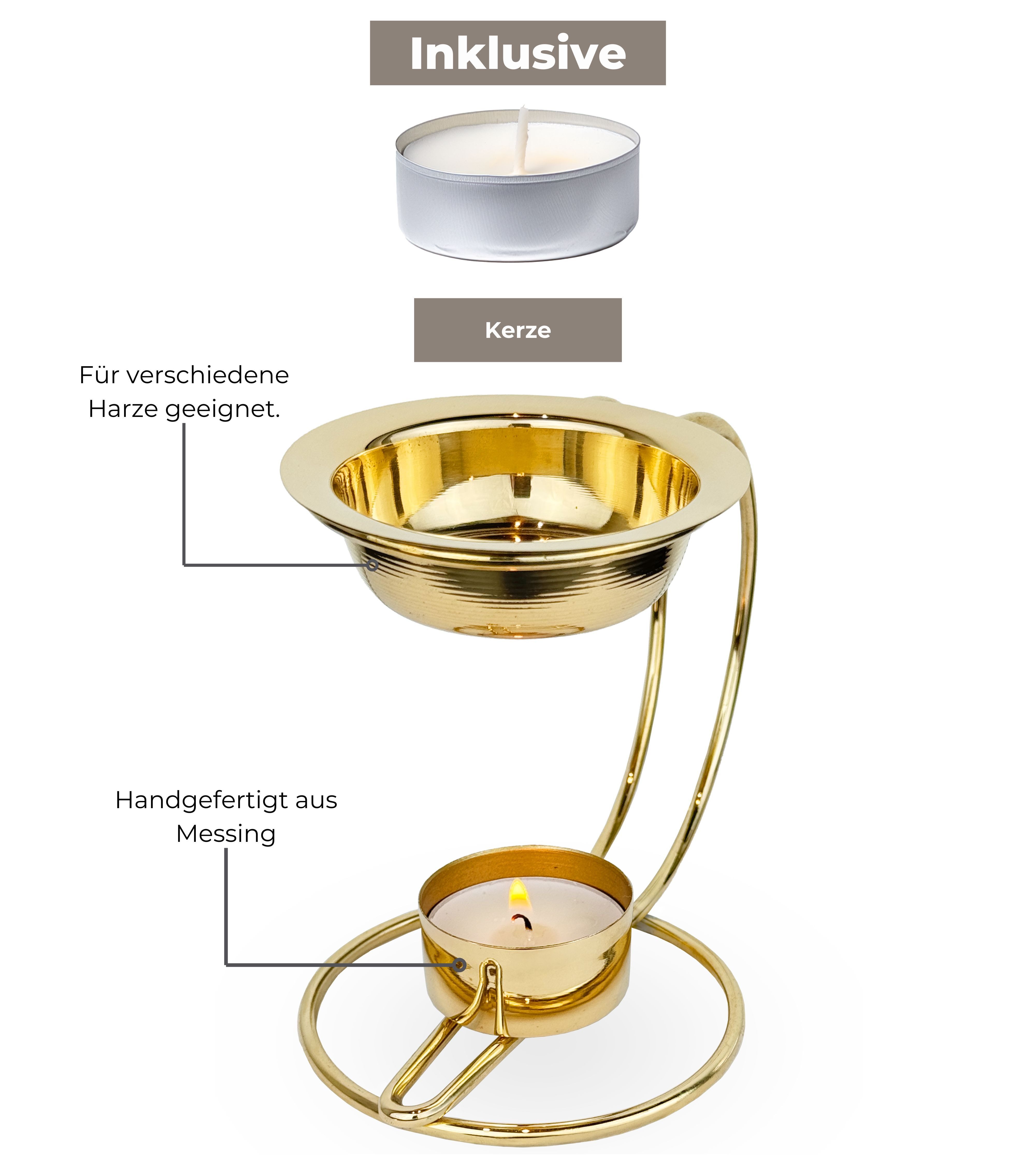 Incensera Räucherstövchen Räucherstövchen Weihrauchbrenner günstig online kaufen