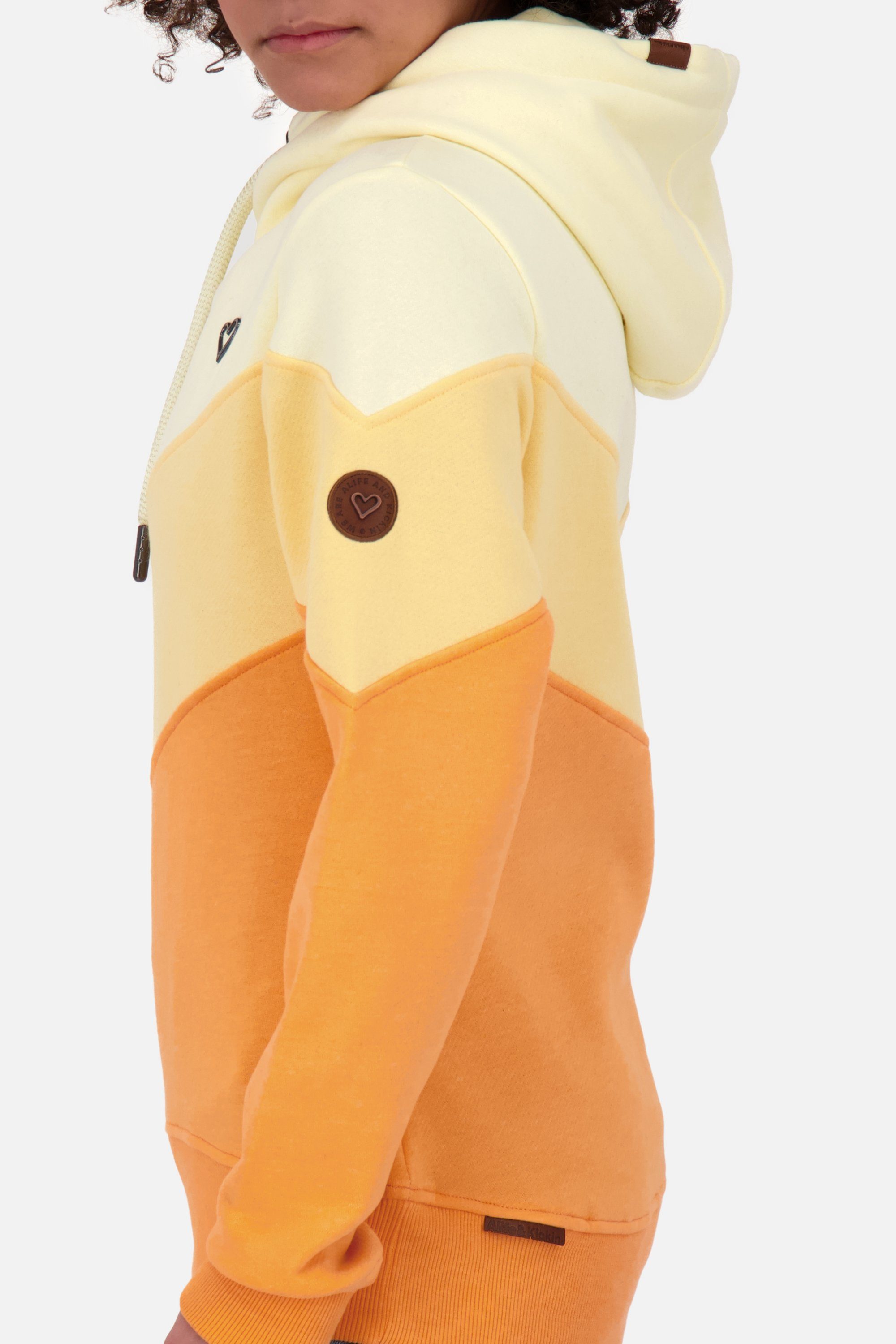 Alife & Kickin Damen Sweatshirt Kapuzensweatshirt, Pullover melange StellaAK A Kapuzensweatshirt tangerine Hoodie