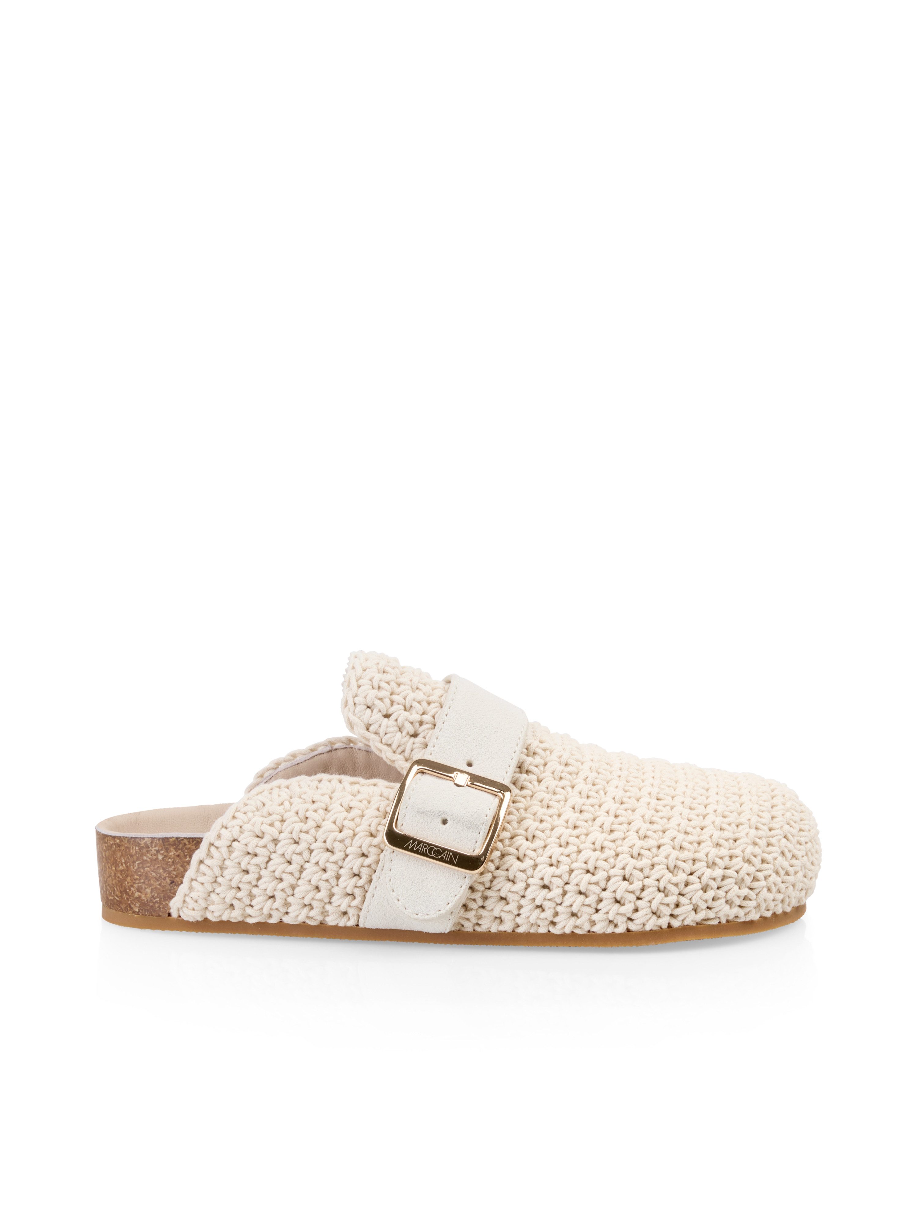 Marc Cain "Summer to Go" Clog, Sandale, Hausschuh, Mule, Sldes mit Lederinnensohle