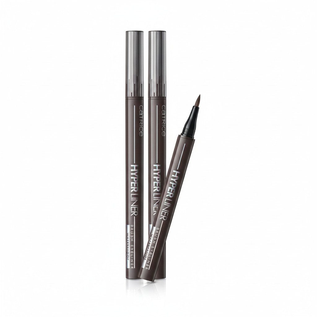 Catrice Eyeliner Hyper Liner Brush Eyeliner, 3-tlg.