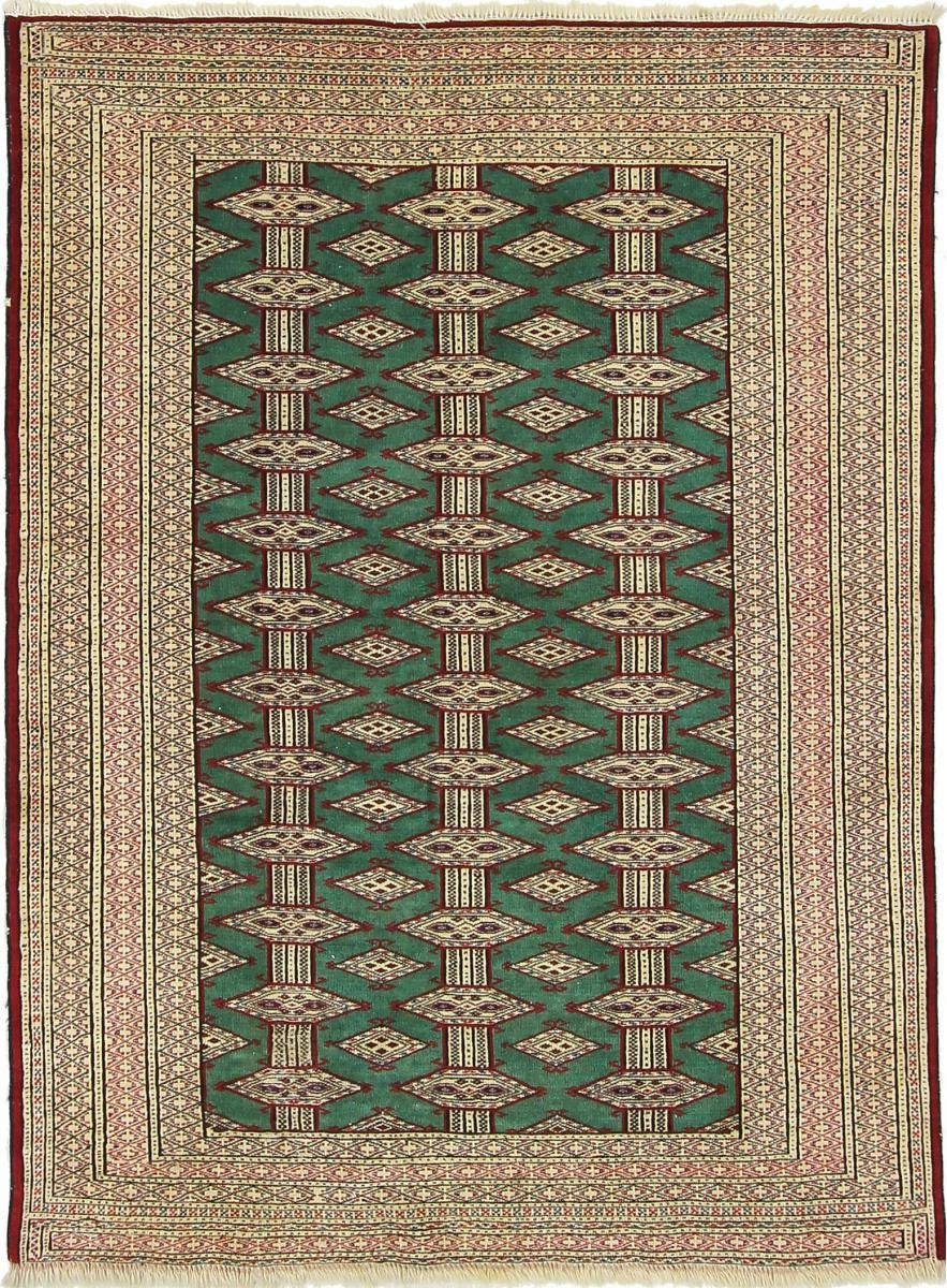Turkaman Orientteppich Trading, 137x179 / rechteckig, Handgeknüpfter mm Orientteppich Nain Perserteppich, Höhe: 6
