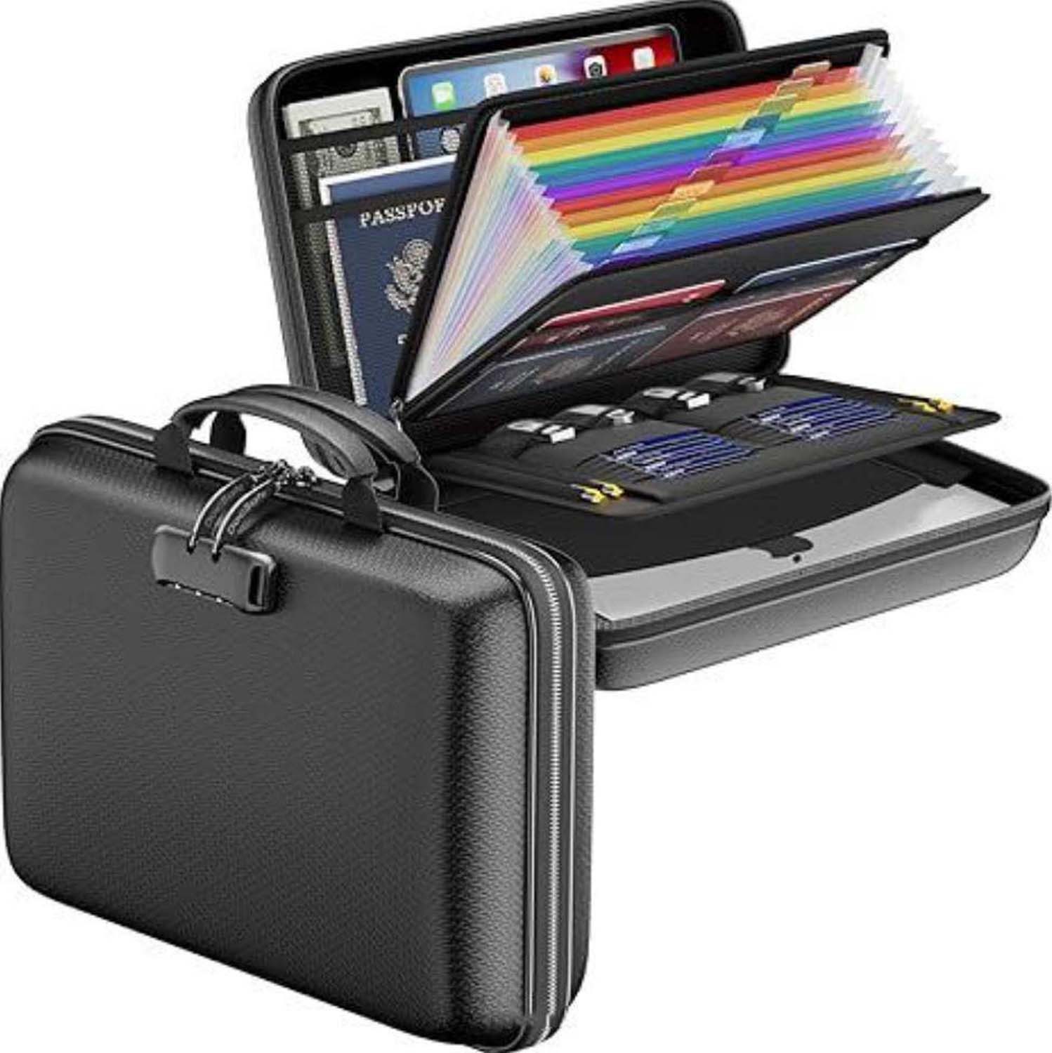 trends for living Dokumententasche Eva feuerfeste tragbare Dokumen/Aktentasche wasserdicht feuerfest