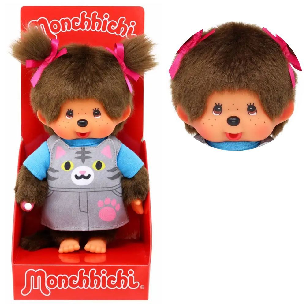 Monchhichi Plüschfigur Mädchen im Katzen-Kleid mit günstig online kaufen