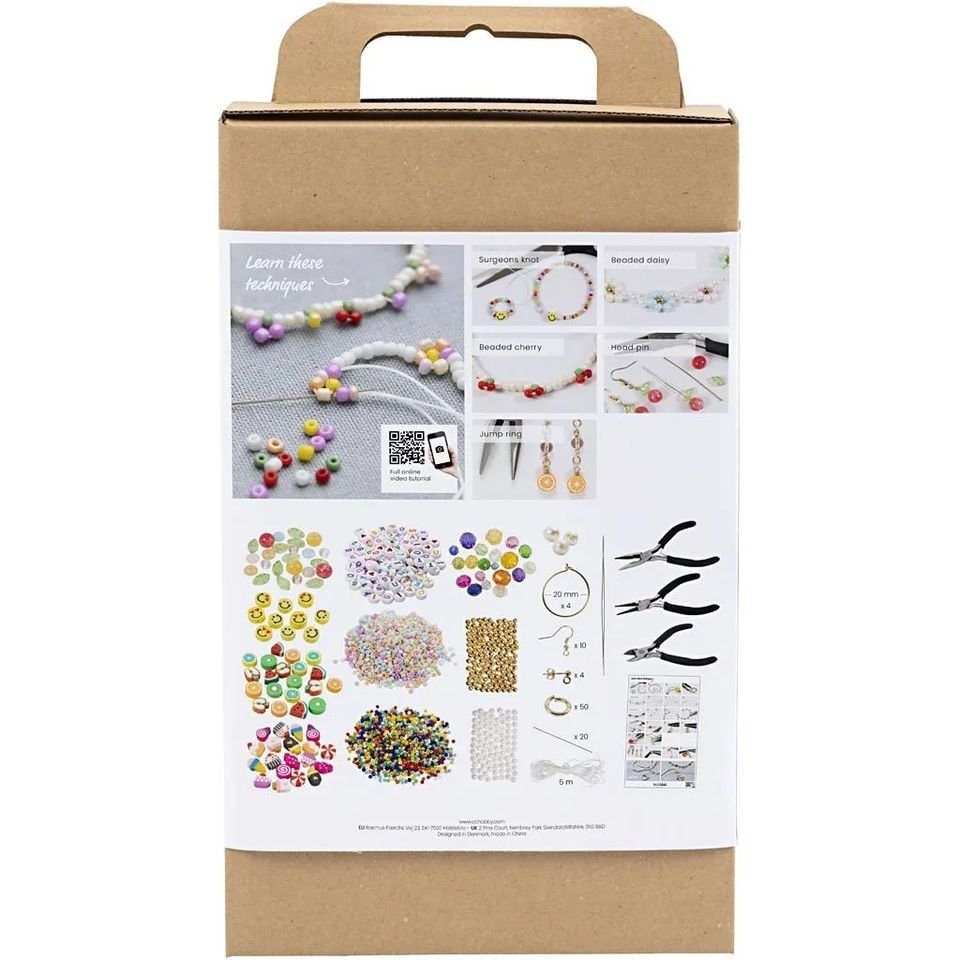 creativ company Kreativset Starter Set Schmuck, Bastelset für Anfänger