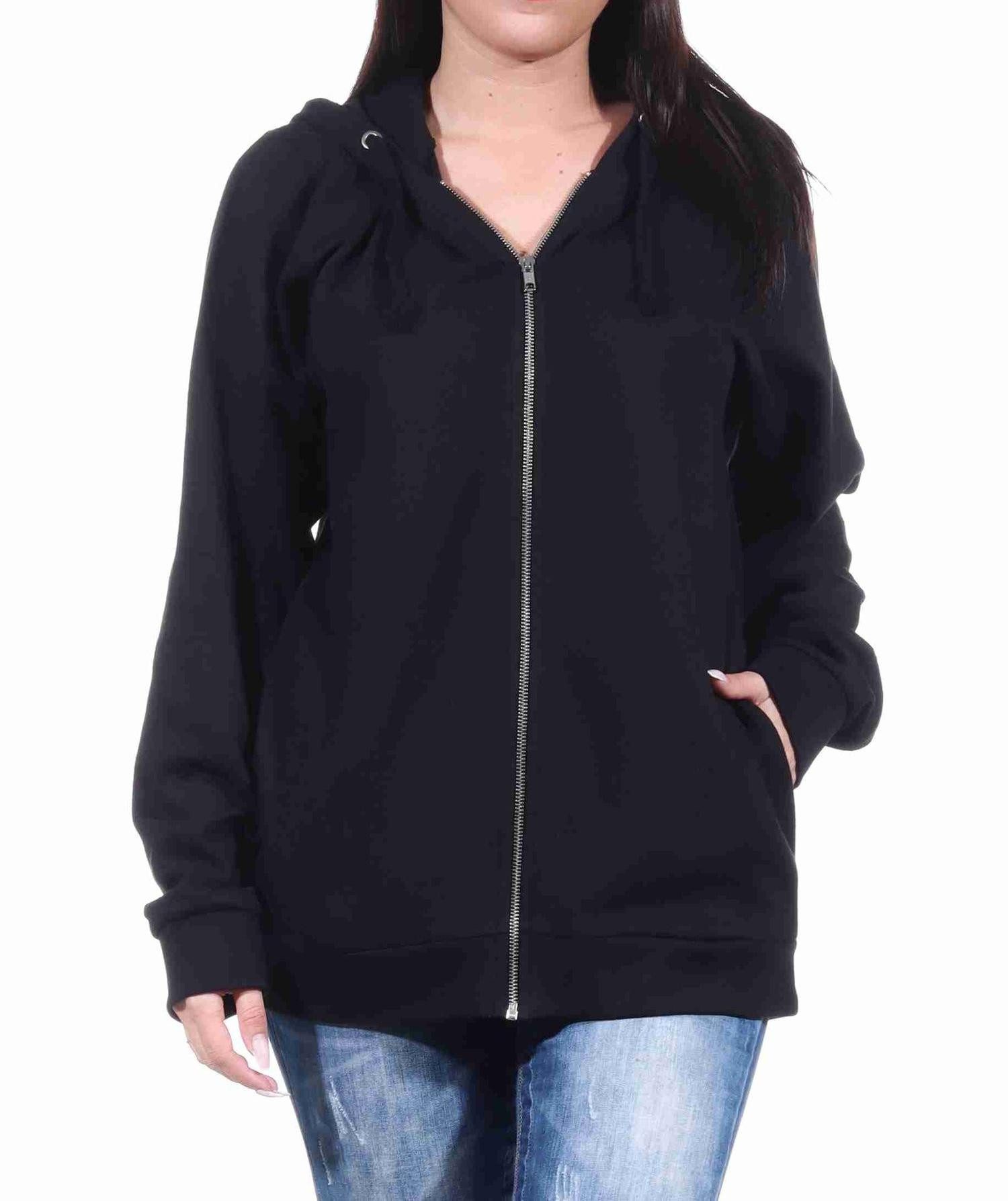 Normann Relaxanzug Unisex Trainings-Jacke mit Kapuze für Hausanzug Oberteil