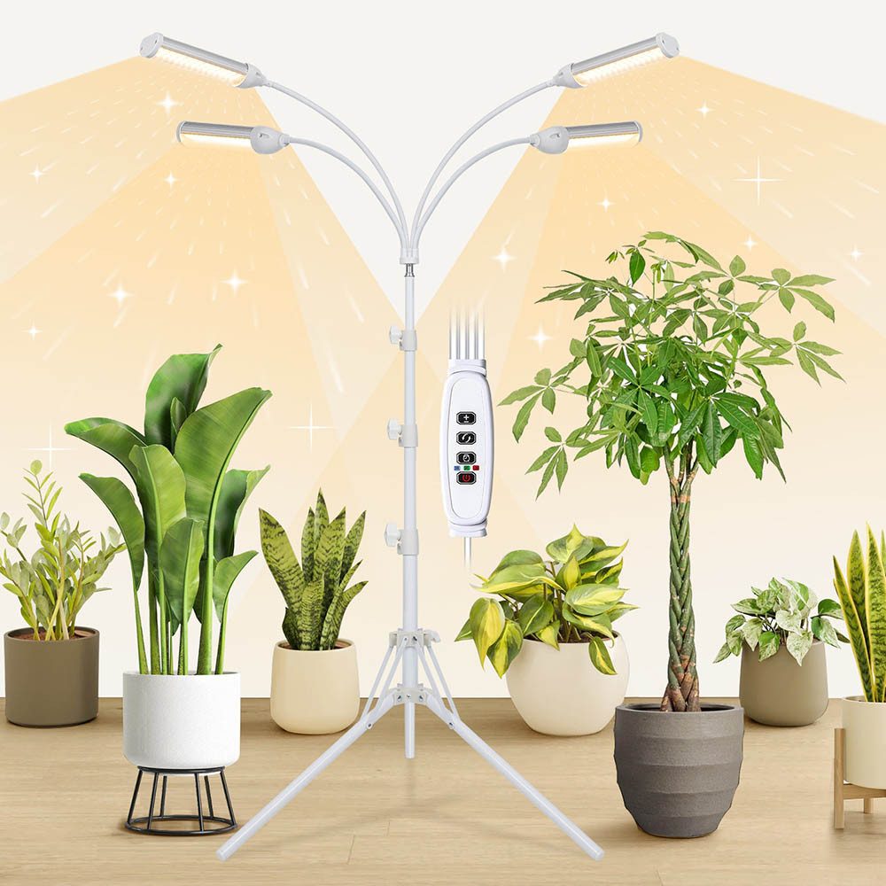 Jibenhome Pflanzenlampe 32W LED Vollspektrum Pflanzenlicht günstig online kaufen