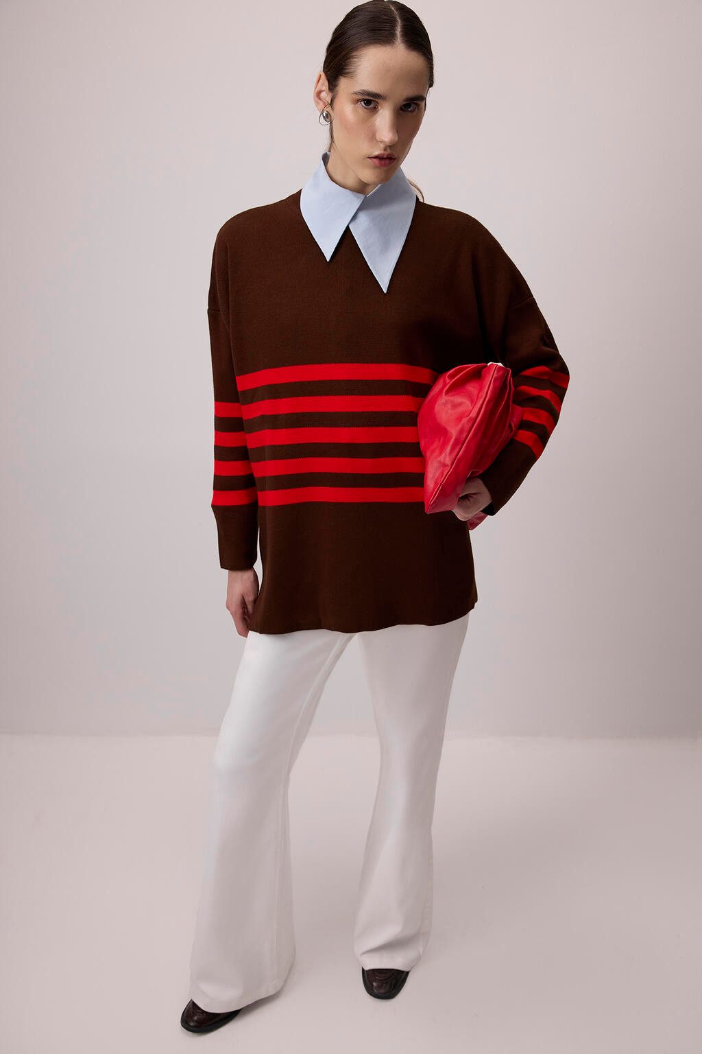 Tunikashirt GESTREIFTE STRICKTUNIKA